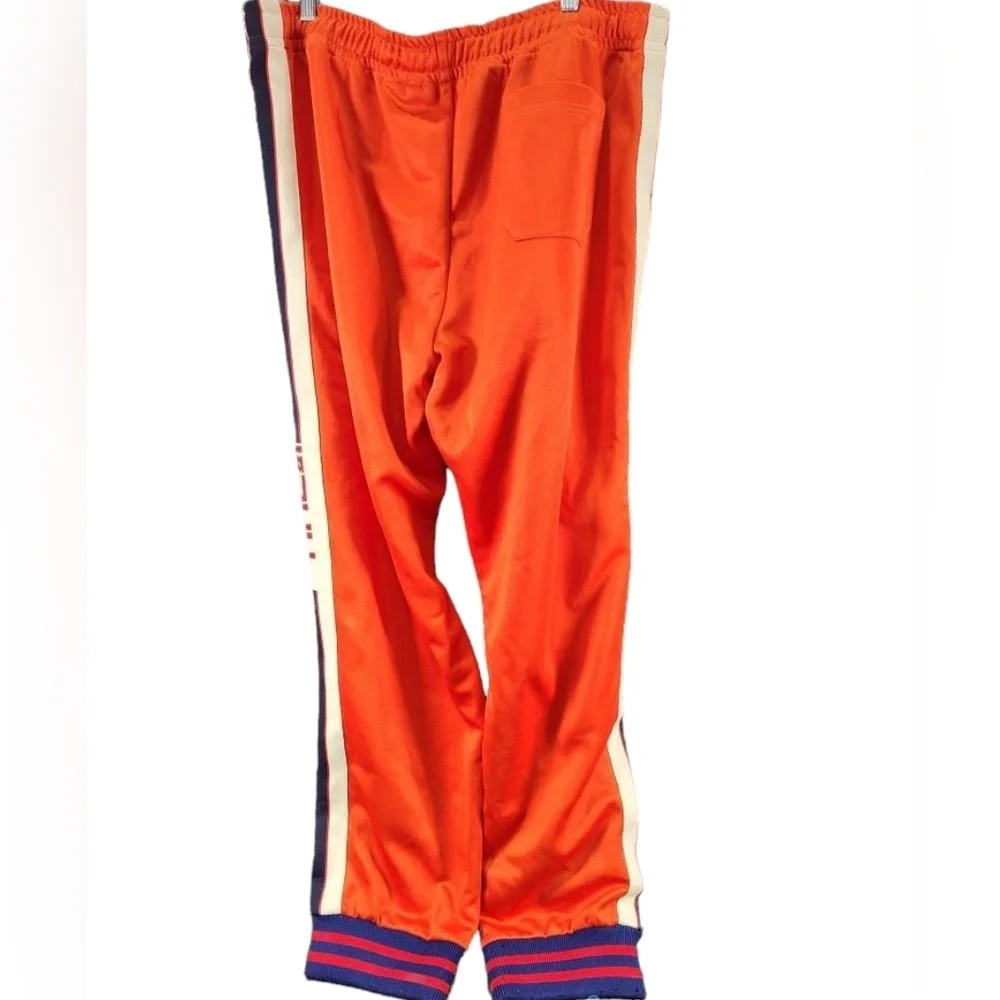 GUCCI Orange Technical Jersey Track Suit Jogger Pants Men's Size XXL